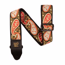 Ernie Ball EB-4696 Midnight Paisley Jacquard Strap - The world's number one Polypro guitar strap in Jacquard.